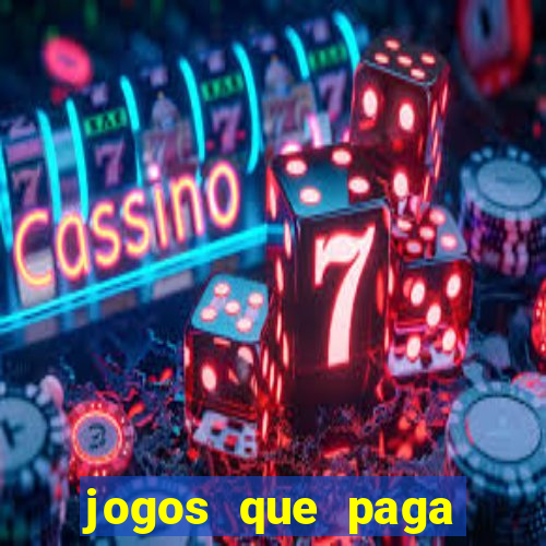 jogos que paga dinheiro de verdade no pix